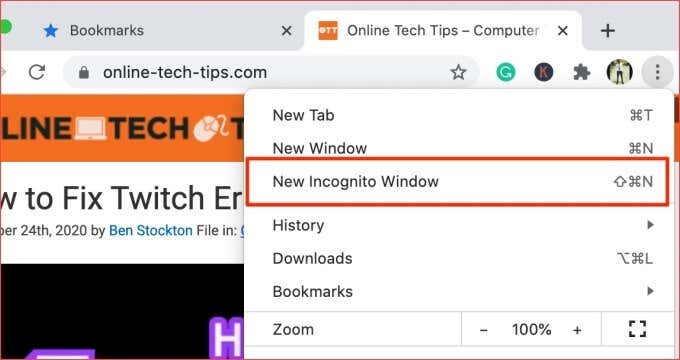 Use Chrome in Incognito Mode image - 09-incognito-window-chrome