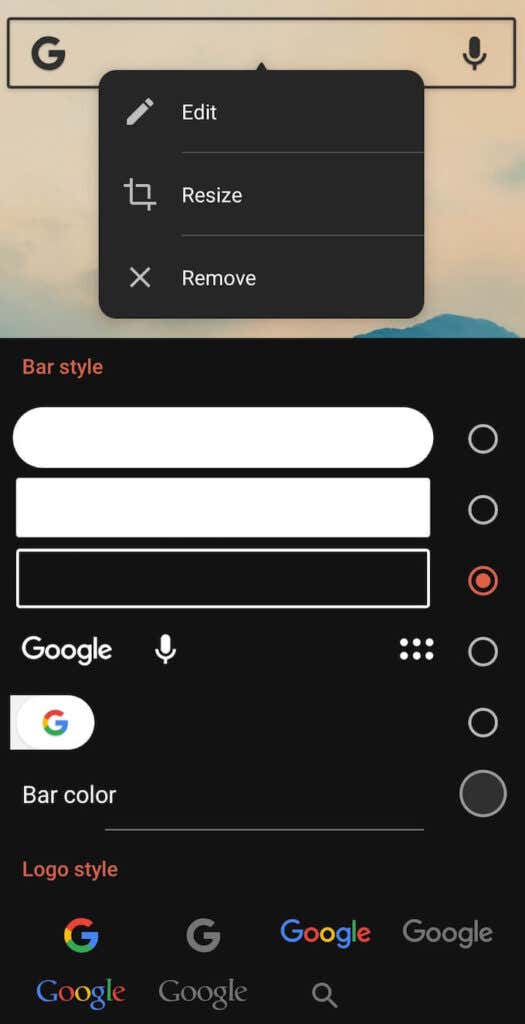 How to Customize Your Google Search Bar Widget image 4 - 09_nova-launcher