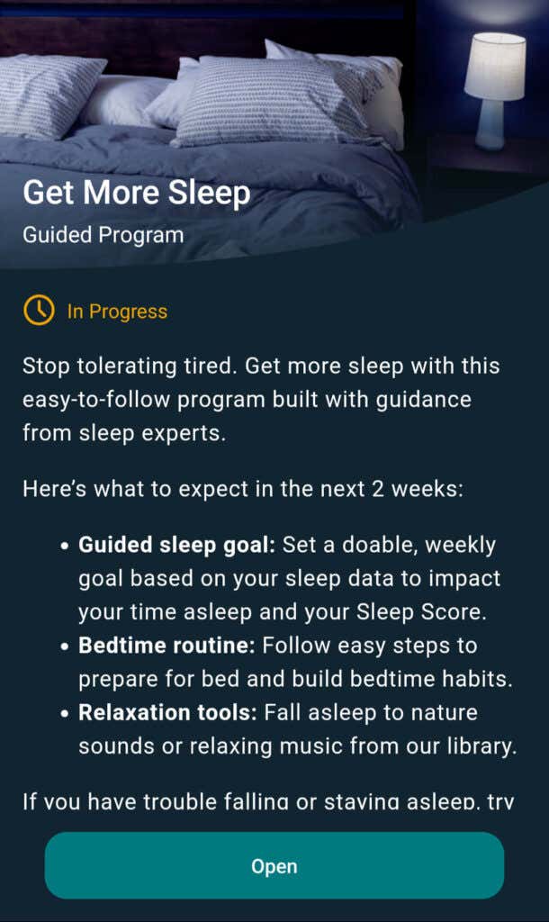 What’s Included in a Fitbit Premium Subscription? image 3 - 10GetMoreSleep