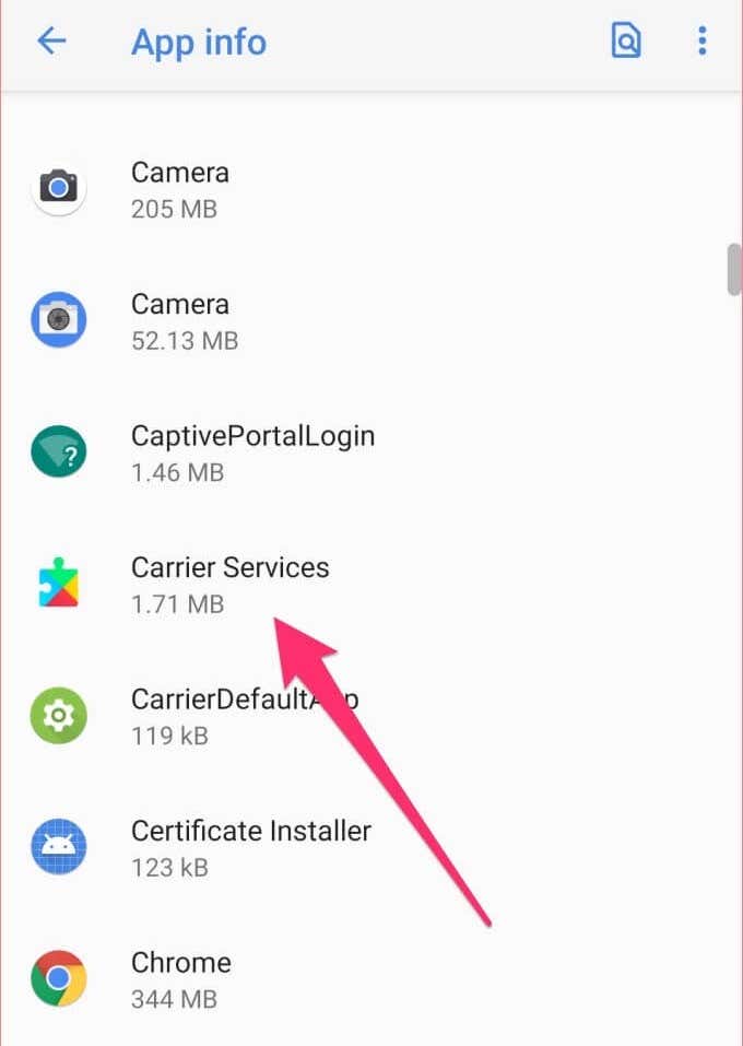 Update Carrier Services App (for Android) image 5 - 12-android-system-app-1