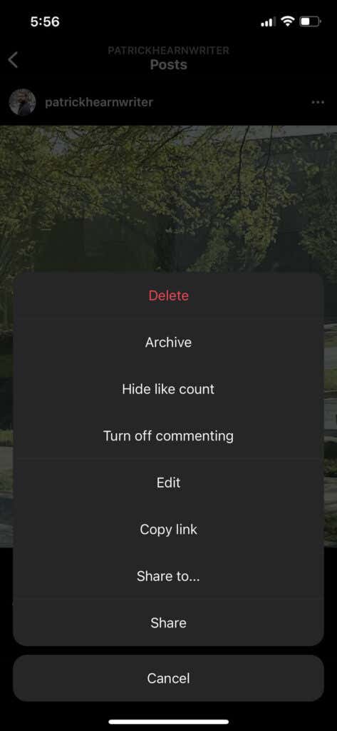 How to Archive Instagram Posts image 2 - 8-Archive