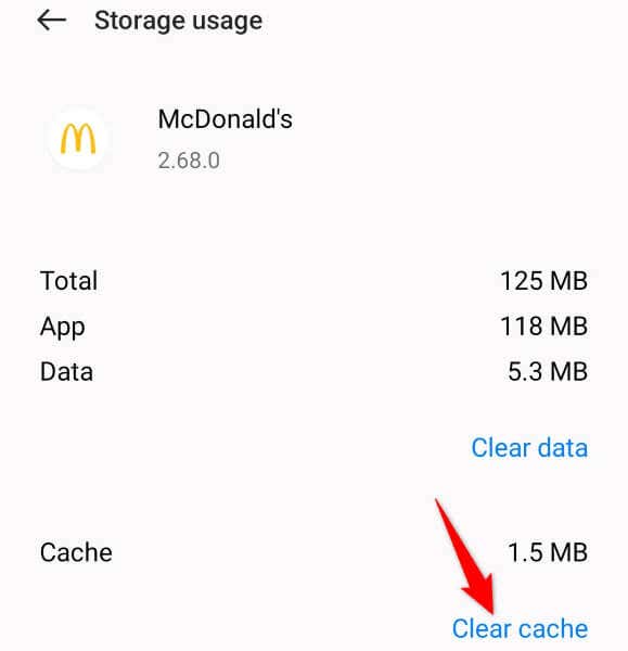 Clear McDonald’s App Cache image - 9-ways-to-fix-when-mcdonalds-app-is-not-working-10-compressed