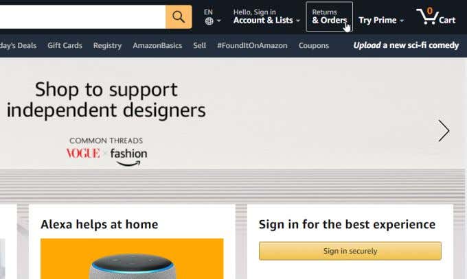 Research Your Amazon Order Status image - amazon-returns-and-orders