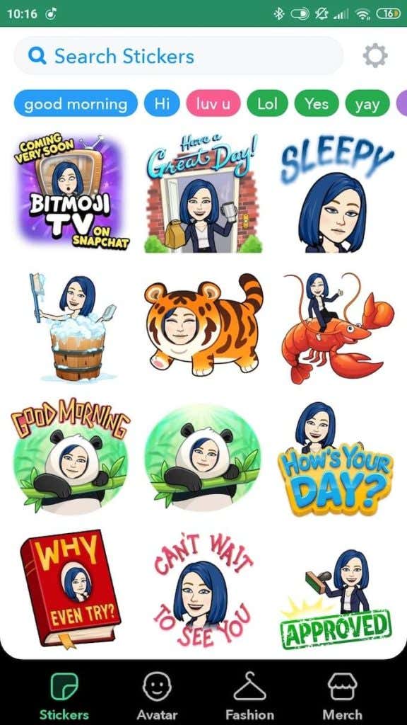 Use Bitmoji On Other Social Media Platforms image - bitmoji_stickers_screenshot