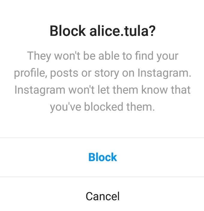 How To Block Someone On Instagram image 2 - block_warning_instagram-app