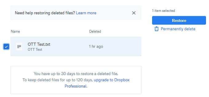 Restoring Dropbox Files image 2 - DropBox-Restore-Files-2