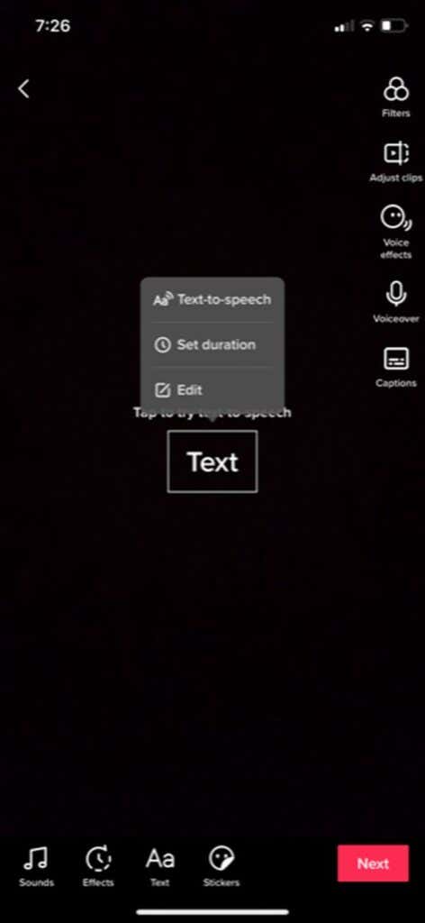 How to Edit Your TikTok Video image 3 - edittext