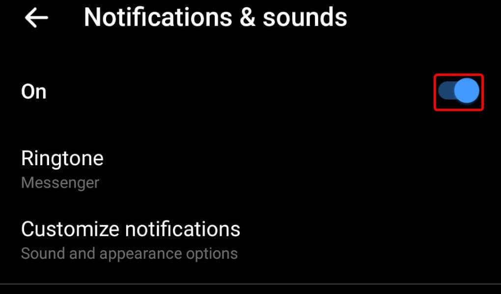 Toggle Off and Back On Your Facebook Messenger Notifications image - facebook-messenger-notification-wont-go-away-8-ways-to-fix-it-5-compressed