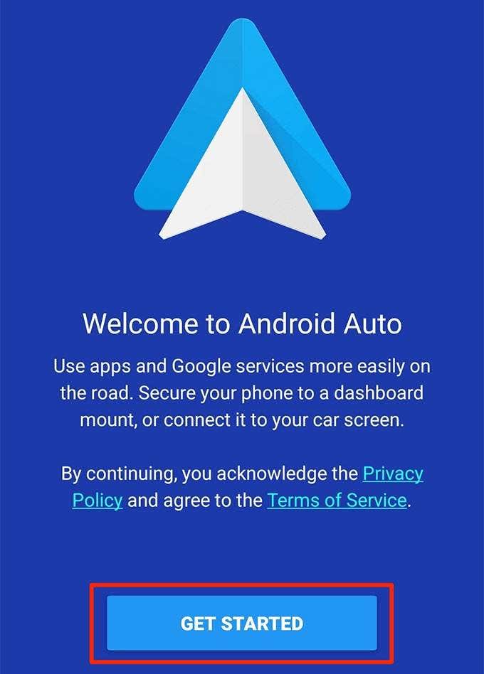 How To Set Up Android Auto image - get-started