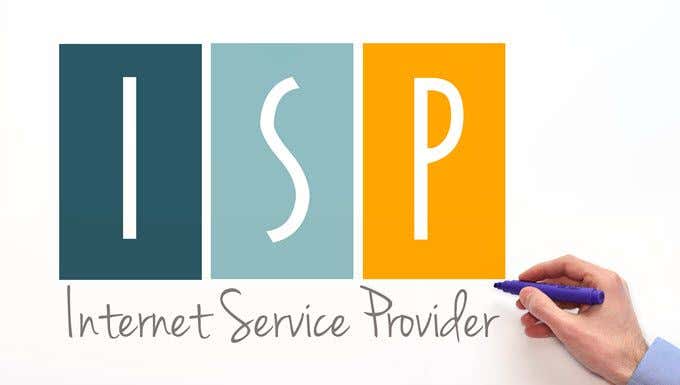 Contacting Your ISP image - isp