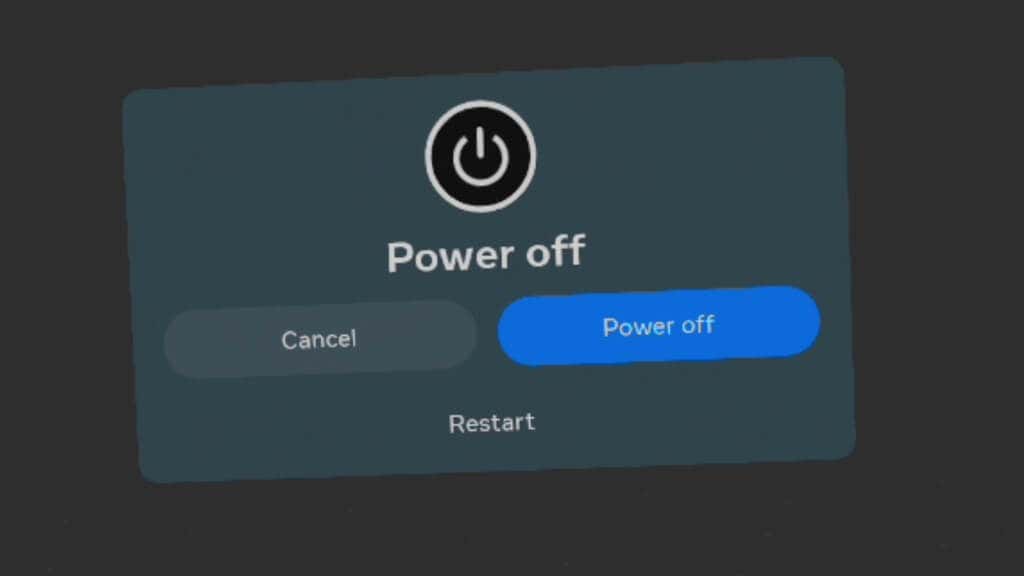 Restart Your Oculus Quest 2 Headset image - oculus-casting-not-working-8-ways-to-fix-9-compressed
