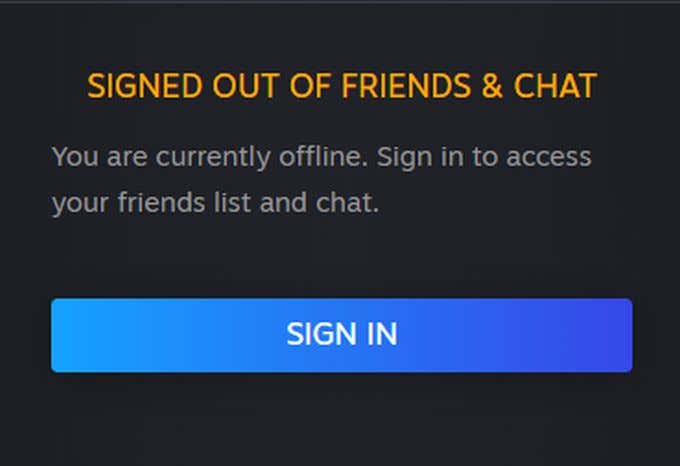 Change Your Status to Offline on Steam image 2 - offlinesignedout