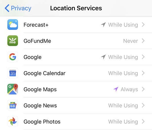 Use Google Location Sharing to Keep Track of Loved Ones image 11 - privacy location services