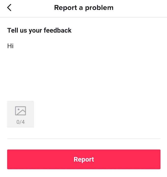 How to Go Live on TikTok image 11 - report-a-problem