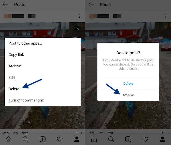 How To Mass Delete Instagram Posts image - screenshot_instagram-delete-post