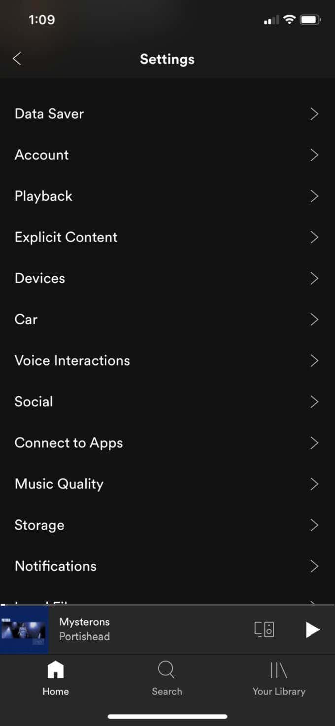 How to Make Spotify Louder image - settings