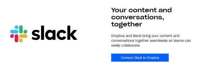 Bring Dropbox Into Slack image - Slack