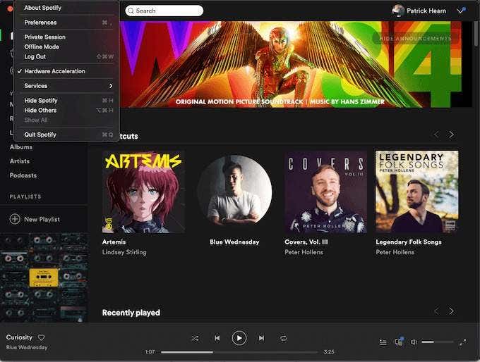 Restart Spotify image - Spotify_quit