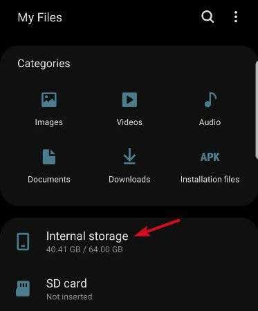 How To Transfer Files To An SD Card On Your Android Phone image 7 - transfer-files-images-android-storage-sd-card-internal-storage