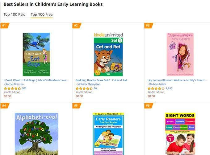 Amazon’s Free Kids eBooks image - websites-free-online-books-kids-amazon