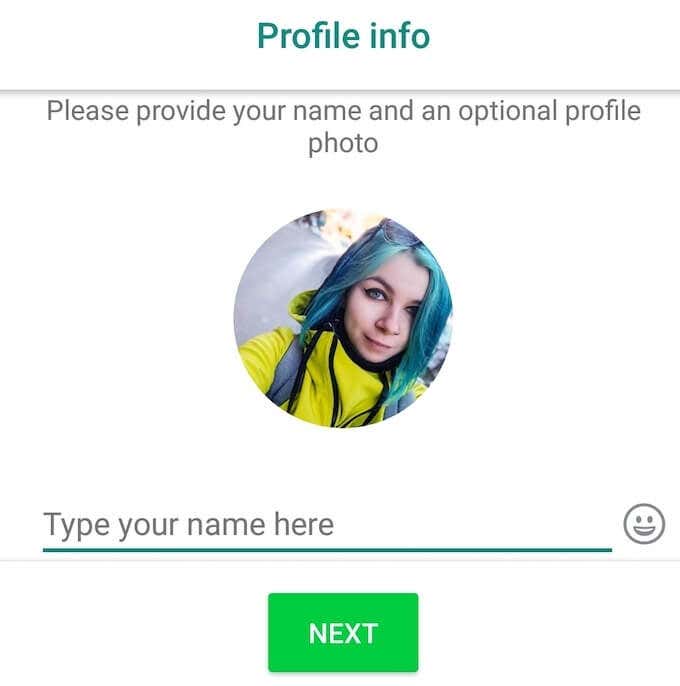 How To Install WhatsApp image 4 - whatsapp_profile-info