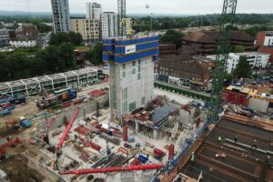 Woking town centre regeneration Sir Robert McAlpine apartment tower