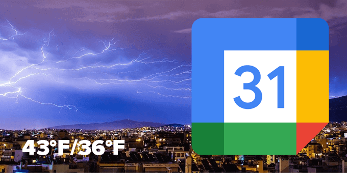 How to Add Weather to Google Calendar image - 00HowToAddWeather