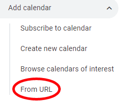 Weather Calendars You Can Subscribe to in Google Calendar image 3 - 03GCalAddCalendarFromURL