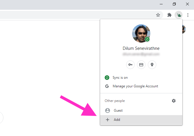 Add Google Account to a New Profile image - 06-Add-Profile