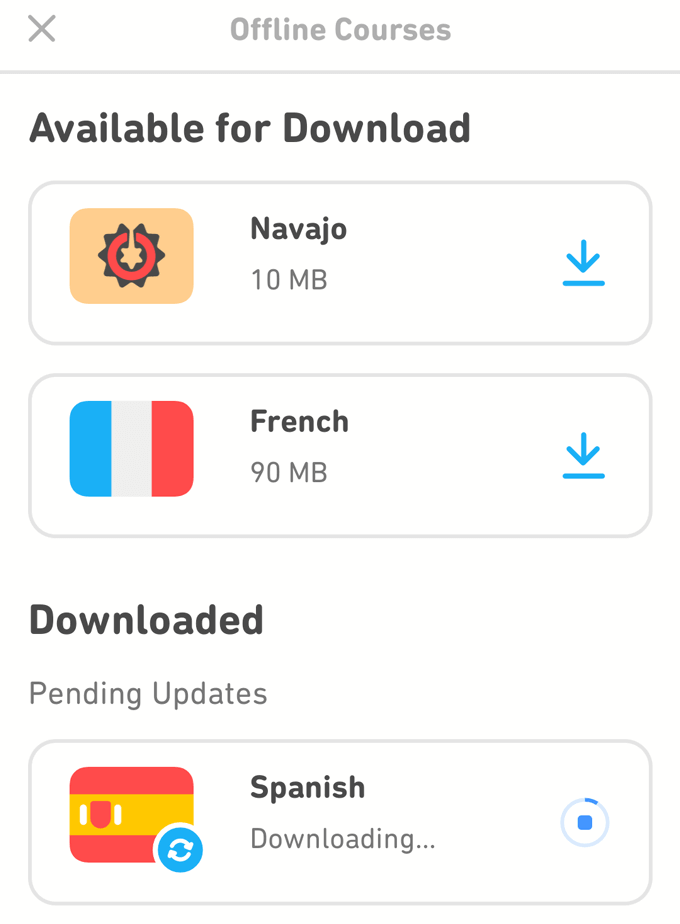 Downloading Duolingo Lessons for Offline Learning image - 11Download