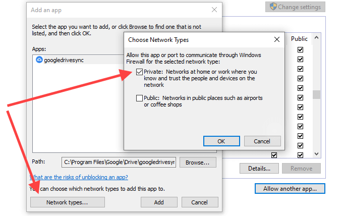 Add to Firewall Exceptions image 2 - 17-Add-Backup-and-Sync