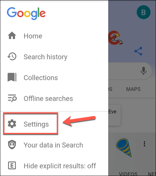 Turn Off Google SafeSearch on Mobile Browsers image 2 - 8-Mobile-Google-Search-Settings-Option