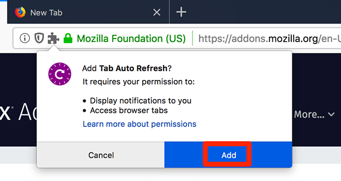 Automatically Refresh Web Pages In Firefox image 2 - add-add-on-firefox