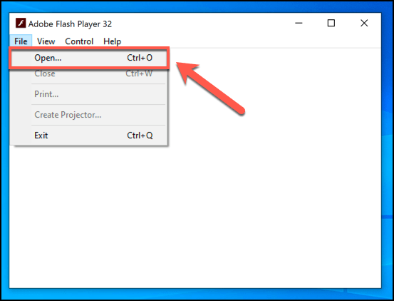 Using The Adobe Flash Player In 2020 &amp; Beyond image 2 - Adobe-Flash-Open-File