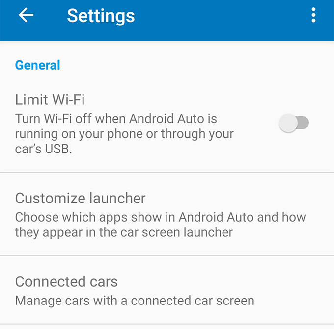 How To Set Up Android Auto image 7 - android-auto-options