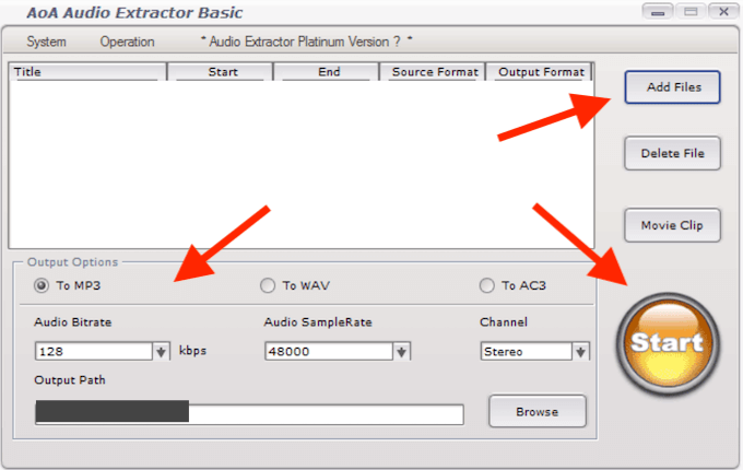 Offline Tools To Extract Audio From Video image 2 - aoa-audio-extractor_steps-1