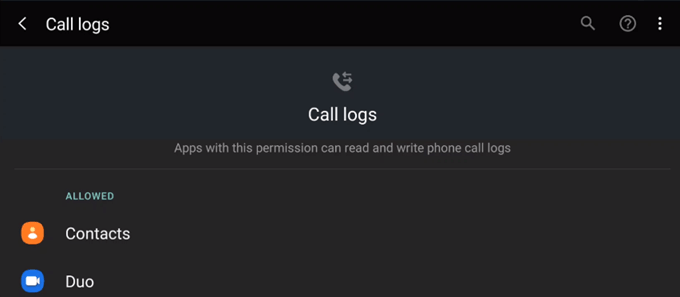 What App Permissions Should I Avoid? image 7 - call-logs