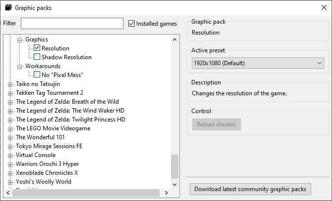 Setting Up The Wii U Emulator image - Cemu-Game-Resolution