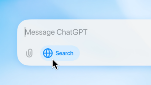 ChatGPT web search icon