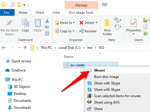 How To Mount An ISO Image File image 2 - create-mount-burn-iso-image-files-free-file-explorer-mount