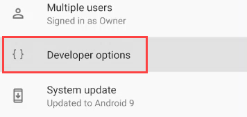 Find The WiFi Password On Android 9 &amp; Older Phones image 3 - developer-options