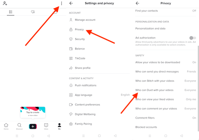 Tips & Tricks for Getting Noticed on TikTok image - enable-duets