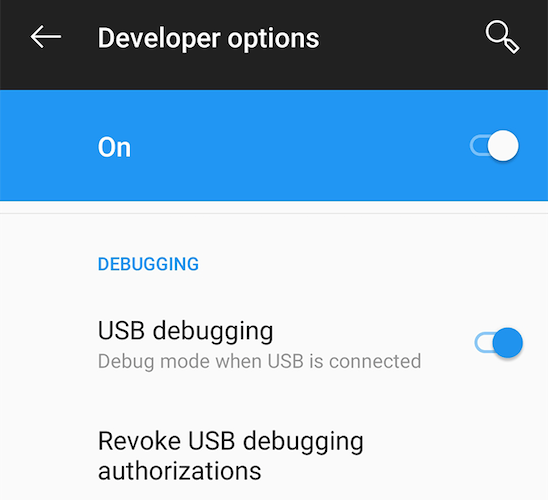 How To Boot Into & Use Recovery Mode On Android image 2 - enable-usb-debugging