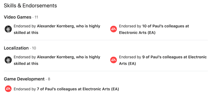 How the New and Updated Skills & Endorsements Work image 2 - endorsements-from-experts_example