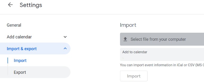 How To Sync All Your Calendars image 2 - export