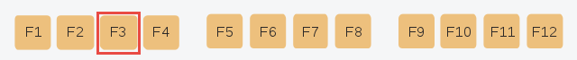 The F3 Key – The Searcher image - F3-function-key