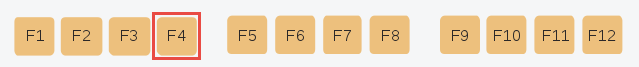 The F4 Key – Address and Closer image - F4-function-key