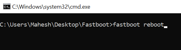 How To Flash ClockworkMod Recovery On Android? image 7 - fastboot-reboot-1