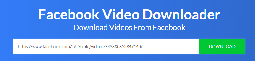 Download Facebook Videos image 2 - getfvid-home-page