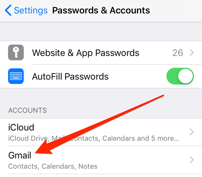 Re-Add Your Google Account To Your iPhone image 2 - gmail-account-1